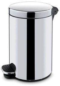 Kosz z pedałem,śmietnik, 30l, płynne zamykanie, nierdzewny błyszczący