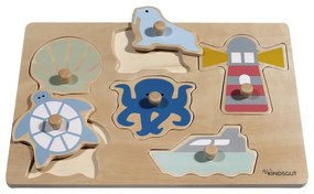 Drewniane puzzle (liczba elementów 6) Ocean – Kindsgut