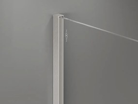Mexen Kioto-X ścianka prysznicowa Walk-in 110 x 200 cm, transparent 10 mm, nikiel szczotkowany - 800-110-101-97-00-X