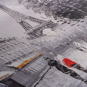 Obraz - Obraz olejny, Paryż (125x70 cm)