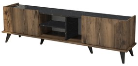 Stolik pod telewizor Elegante Walnut Black