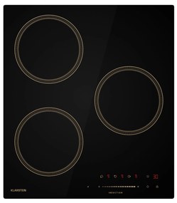 Klarstein Victoria 45cm Płyta Indukcyjna 3 Strefy Gotowania Czarny