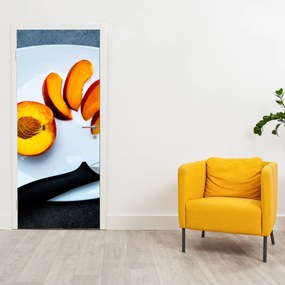 Fototapeta na drzwi - Brzoskwinia (95x205cm)