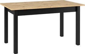 Rozkładany stół w stylu industrialnym dąb artisan - QA F3-M34