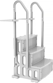 Pojedyncze schody basenowe "Nathan" - 3 stopnie - tworzywo sztuczne