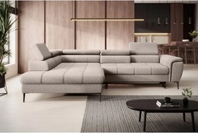 Narożnik DENVER L Lewostronny z funkcją spania Lewostronny w ktaninie SERENO 682 WERSAL