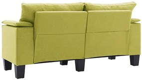 2-osobowa zielona sofa z podłokietnikami - Ekilore 2Q