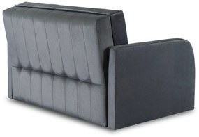 Fotel do Spania VERO 2 Rozkładany Dwuosobowy Amerykanka Szary Nowoczesny