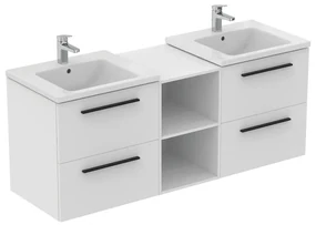 Szarobeżowa wisząca szafka pod umywalkę 100x63 cm i.Life B – Ideal Standard