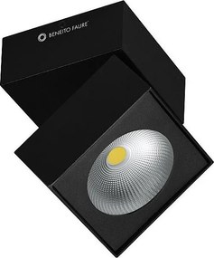 Kinkiet LED Rubyc 14W trójkolorowy, regulowany, kwadratowy, czarny