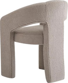 Tapicerowane krzesło do jadalni w tkaninie bouclé K612 Halmar
