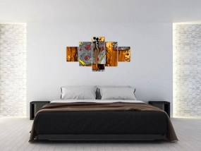 Obraz starożytnego obrazu (125x70 cm)