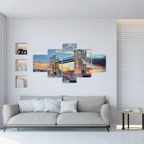 Obraz - Tower Bridge, Londyn, Anglia (125x70 cm)