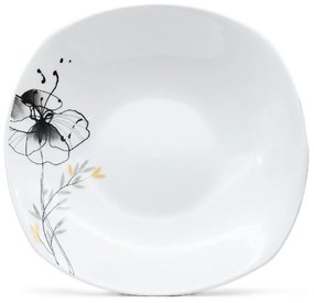 Arôme Home 18-częściowy zestaw jadalny Czarny mak