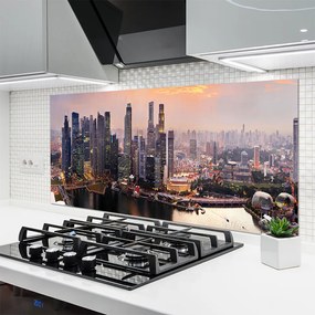 Szkło Dekoracyjne do Kuchni Architektura Starego Miasta