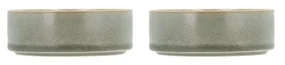 Zielone porcelanowe miski zestaw 2 szt. ø 10,1 cm Fjord – Villa Collection