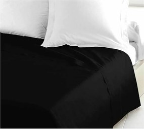 Pościel płaska 100% bawełny Czarny 240x300 cm