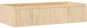 Mexen Rivel szafka łazienkowa podumywalkowa 100 cm, 1 szuflada, ryflowana , dąb - 91A20-10023-1-BF81