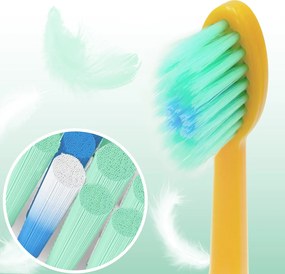 Szczoteczka soniczna elektryczna do zębów dla dzieci 3-12 lat BABY TIGER + 2 końcówki