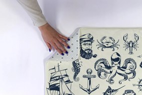 Dywanik łazienkowy Dywanik łazienkowy Morskie Symbole