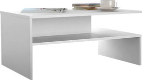 Biała Minimalistyczna Ława Kawowa D8-C70