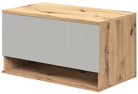 Nowoczesna szafka łazienkowa dab artisan + kaszmir E1-S71