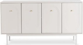 Komoda do Salonu MARLEN 155 cm Kaszmir Czterodrzwiowa Nowoczesna