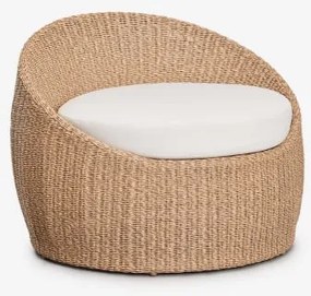 Fotel Ogrodowy Z Syntetycznego Rattanu Clarnyx Miel - Sklum