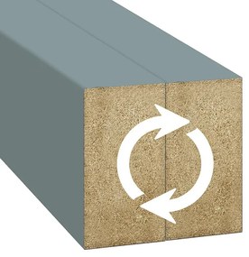 Dekoracyjne lamele ścienne skandynawska szarość 15 szt. F3-S43