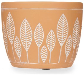 Osłonka na doniczkę z terakoty LEAVES