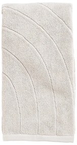 Jasnoszary bawełniany ręcznik frotte 50x100 cm Time – Zone