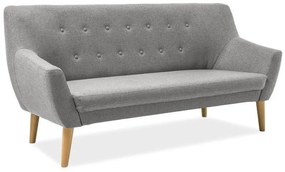 Szara 3-osobowa sofa AMBER