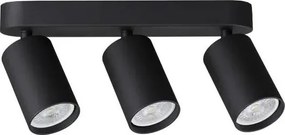 Ideal Lux - LED oprawa punktowa DYNAMITE 3xGU10/7W/230V CRI 90 czarna