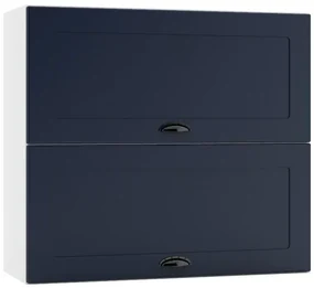 Szafka kuchenna wisząca 80 ADELE W80 GRF/2 granatowa mat STOLKAR