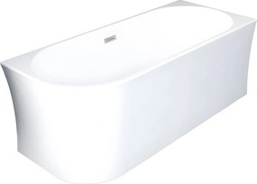 Wanna narożna - 228 l - 170 x 75 x 59 cm - Biała - Akryl - Prawostronna - PONTICOLA