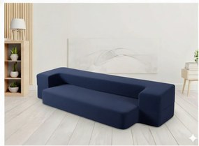 Sofa-materac 2w1 niebieska  granat