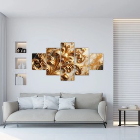 Obraz - Marmur ze złotem (125x70 cm)