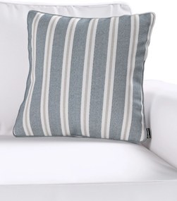 Poszewka Gabi na poduszkę kolor niebieski tkanina strukturalna, wzorzysta