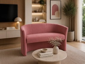 Sofa CLUB tapicerowana : Kolor tkaniny - VELVET - MG58, Typ tkaniny - Velvet