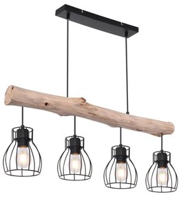 Globo 15326-4N - Lampa wisząca MINA 4xE27/40W/230V na linkach