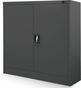 Szafka biurowa na dokumenty Beata 90x40x93 cm antracyt