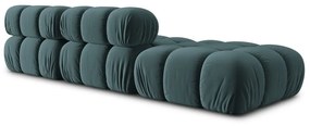 Morska aksamitna sofa 282 cm Bellis – Micadoni Home