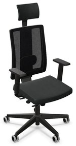 Fotel biurowy NAVIGO czarny ergonomiczny NOWY STYL