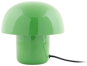 Zielona lampa stołowa z metalowym kloszem (wysokość 20 cm) Fat Mushroom – Leitmotiv