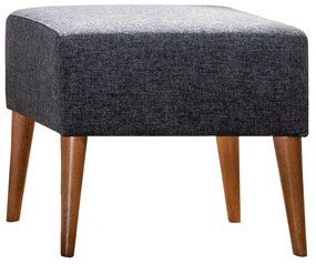 Taboret Zeni Puf Dark Grey