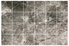 Zestaw naklejek na kafelki 24 szt. 15x15 cm Marble Tiles Venezia – Ambiance