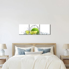 Obraz - Limes (z zegarem) (90x30 cm)