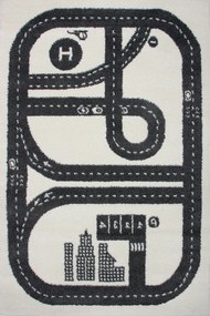 Dywan Bambino Uliczka szara 160x230 Prostokąt