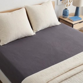 4Home prześcieradło jersey IDEAL antracytowy, 100x 200 cm, 100 x 200 cm