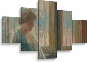 Obraz - Childe Hassam, The New York Window, reprodukcje (125x70 cm)